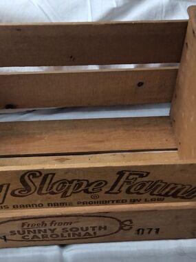 Rustic Wooden Crate - Natural Brown